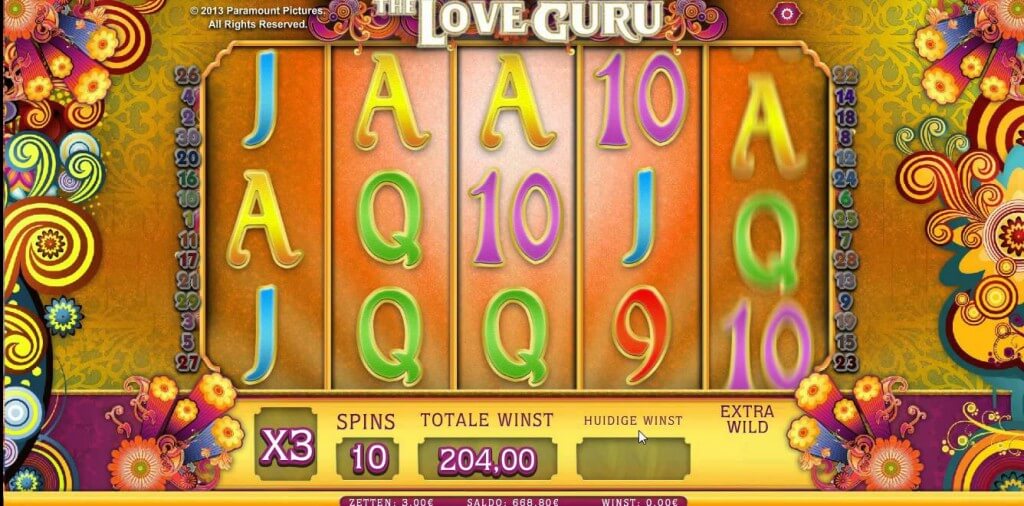The Love Guru slot Free Spins